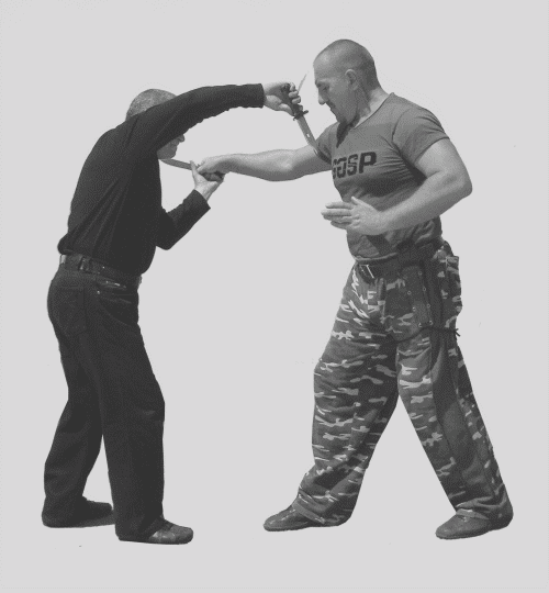 Ножевой бой в спецназе Альфа